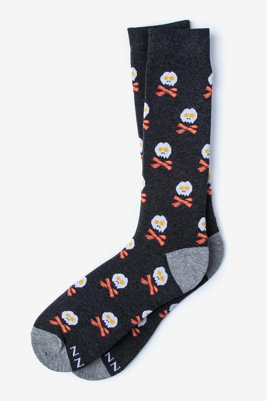alynn Bacon & Eggs Breakfast black Sock