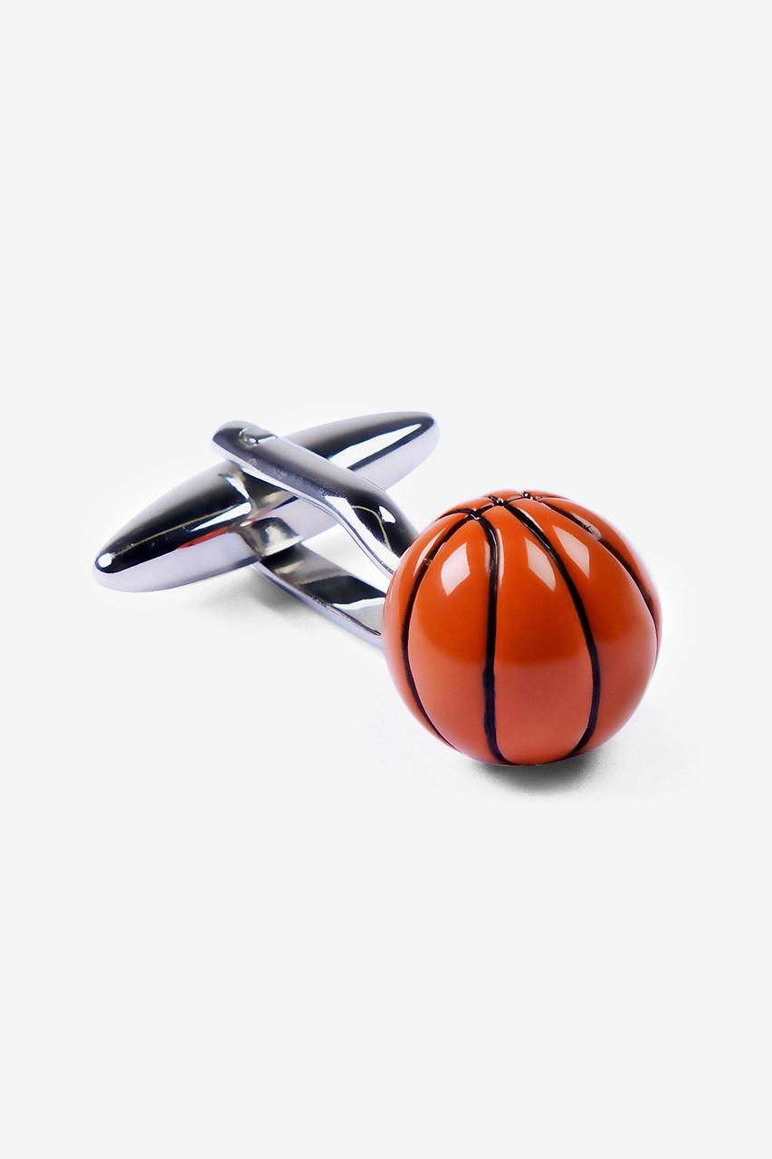 Alynn Basketballs Orange Cufflinks