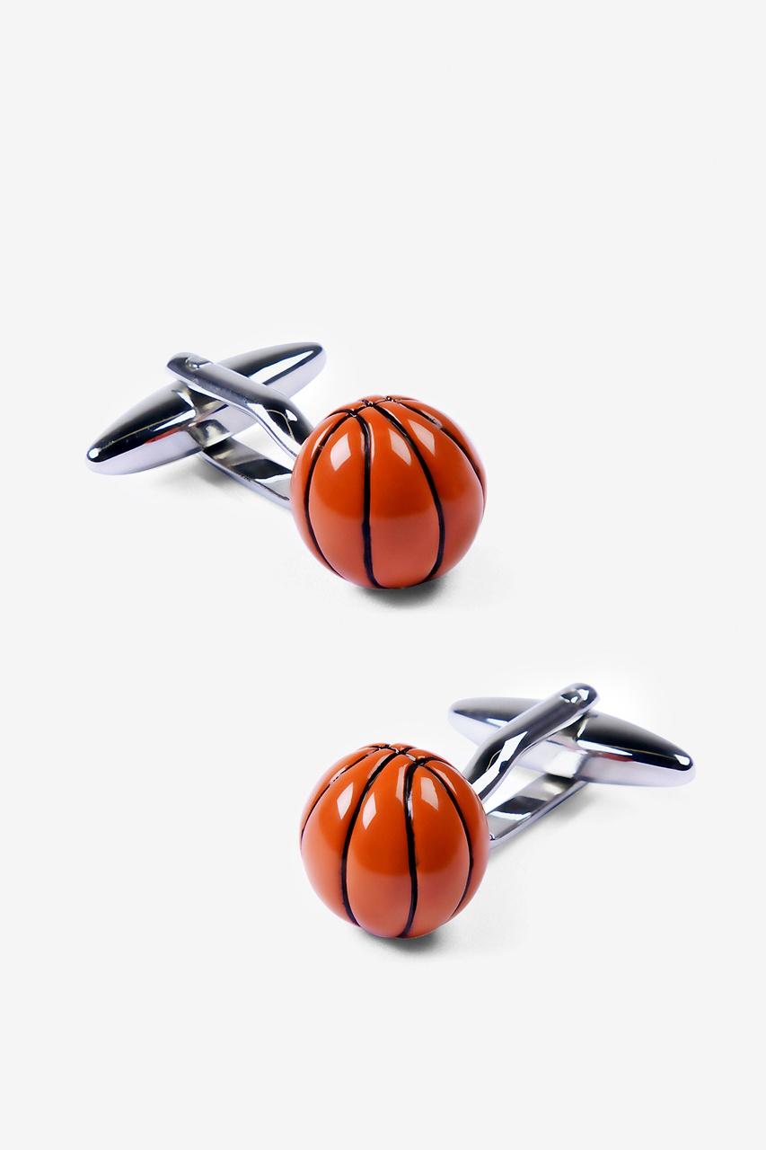 alynn Basketballs orange Cufflinks
