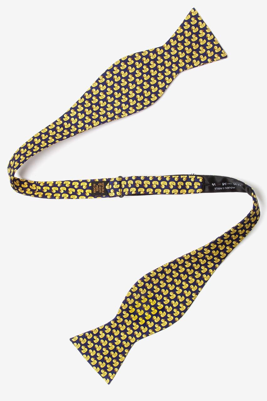 Alynn Bath Companion Navy Blue Self-Tie Bow Tie