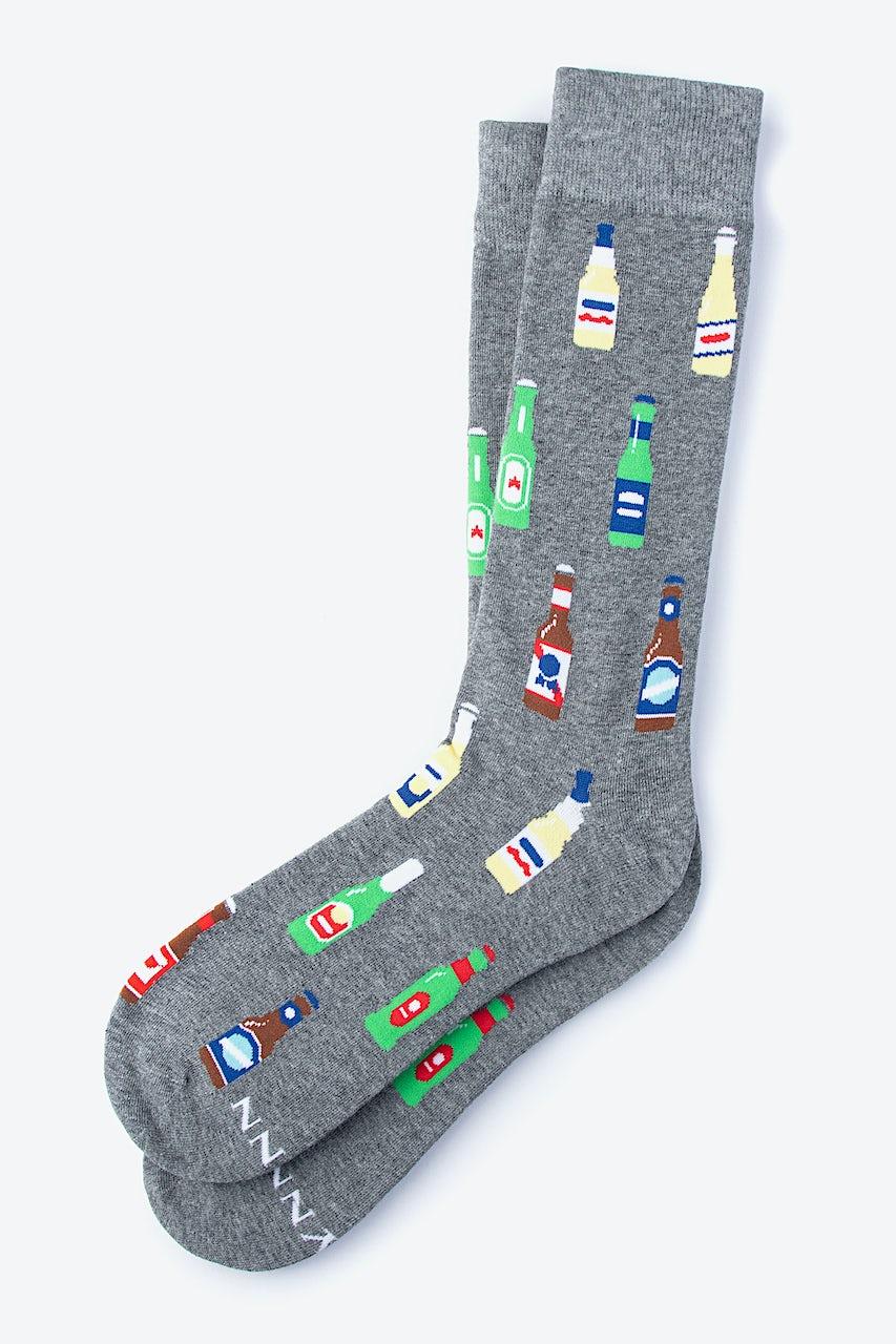 Alynn Beer Me Gray His & Hers Socks