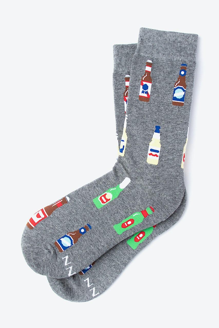 Alynn Beer Me Gray His & Hers Socks