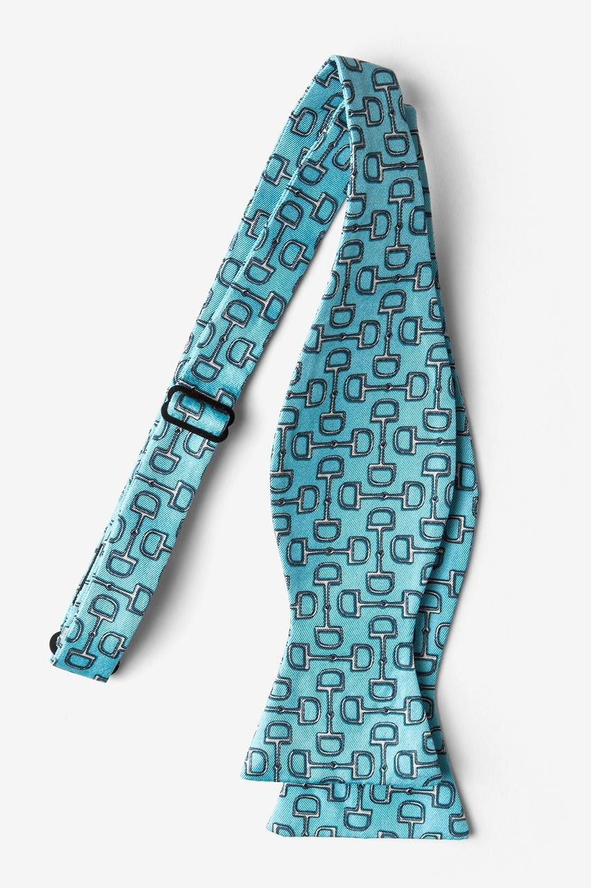 Alynn Bit By Bit Blue Self-Tie Bow Tie