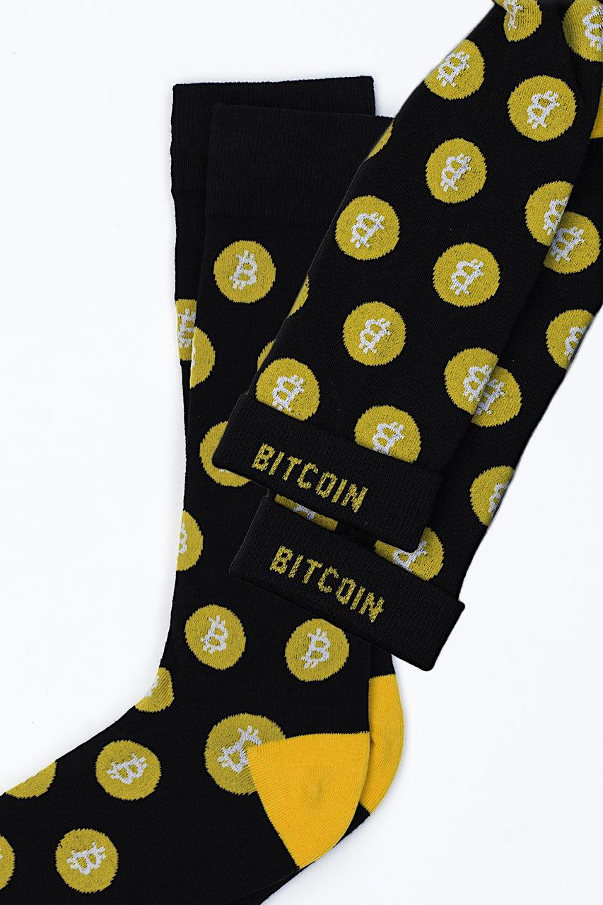 Alynn Bitcoin Black Sock