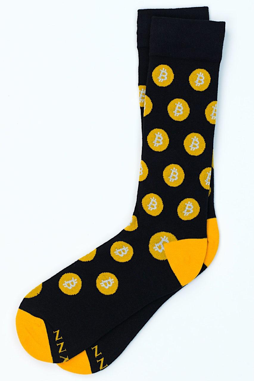 alynn Bitcoin black Sock