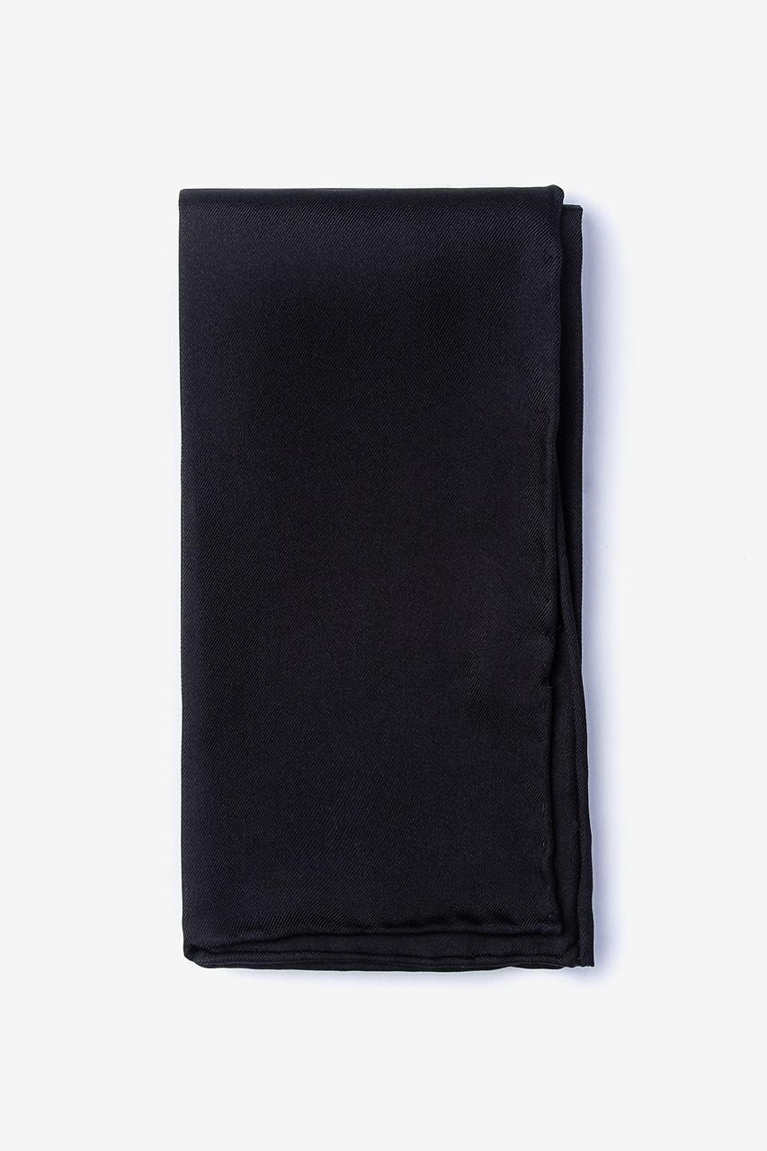 alynn Black black Pocket Square