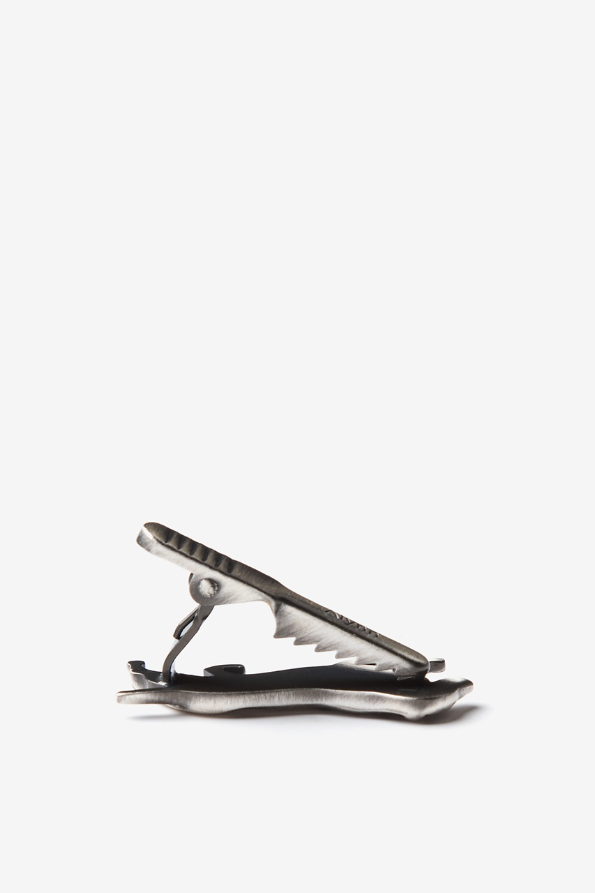 Alynn Blame The Dog Antiqued Silver Tie Bar