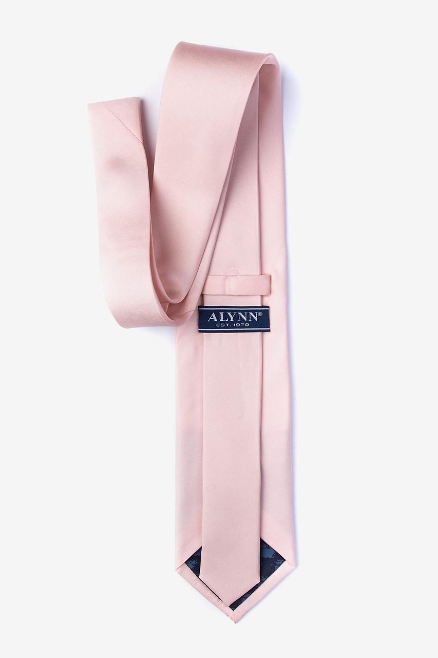 Alynn Blush Blush 100% Silk Extra Long Tie