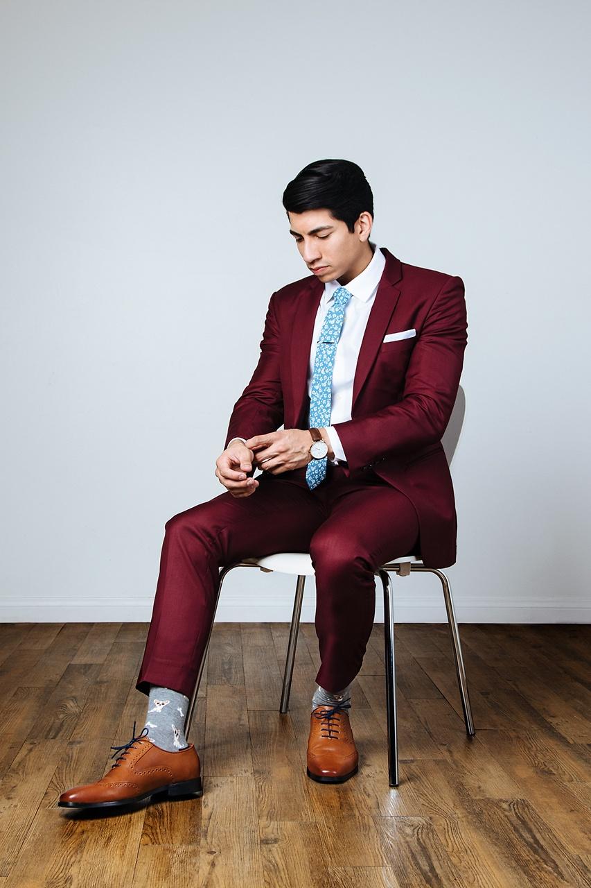 Alynn Bone Appetit Heather Gray Sock