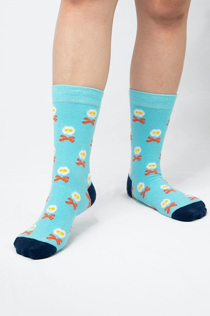 Alynn Breakfast Ahoy Blue Women's Sock
