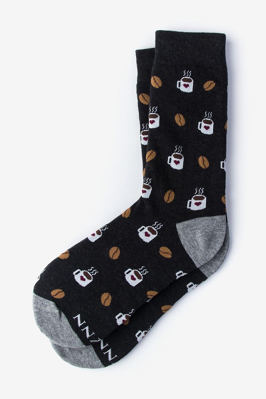 alynn But First Coffee black Women's Sock