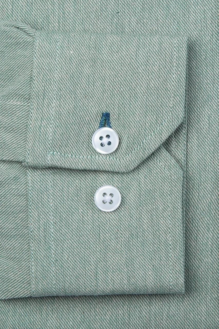 Alynn Caden Green Business Casual Shirt