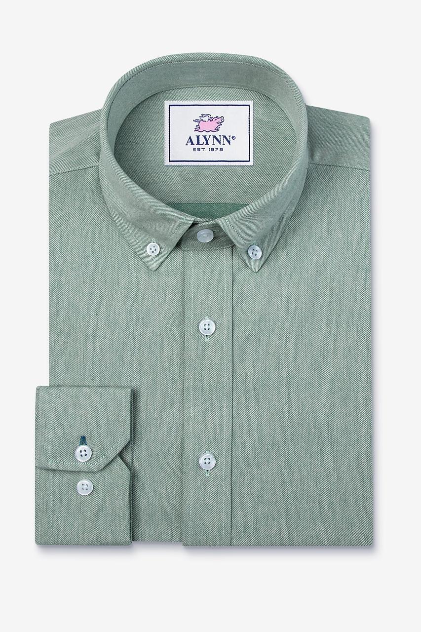 Alynn Caden Green Business Casual Shirt