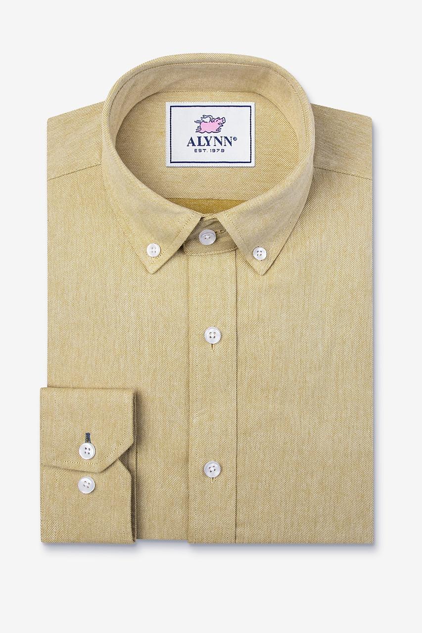 Alynn Caden Mustard Business Casual Shirt