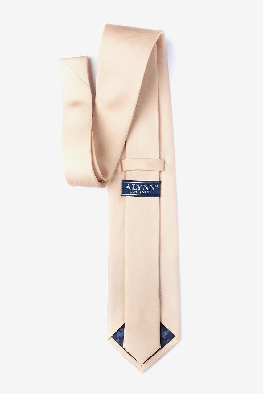 Alynn Champagne Champagne 100% Silk Extra Long Tie