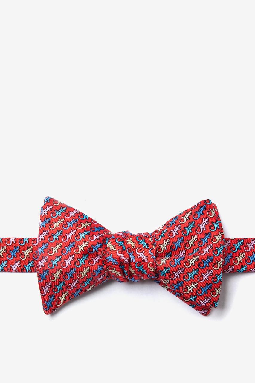 alynn Cold-blooded red Self-Tie Bow Tie