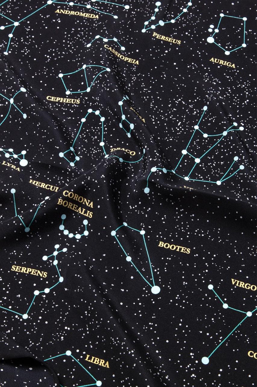 Alynn Connect The Dots Black Neckerchief