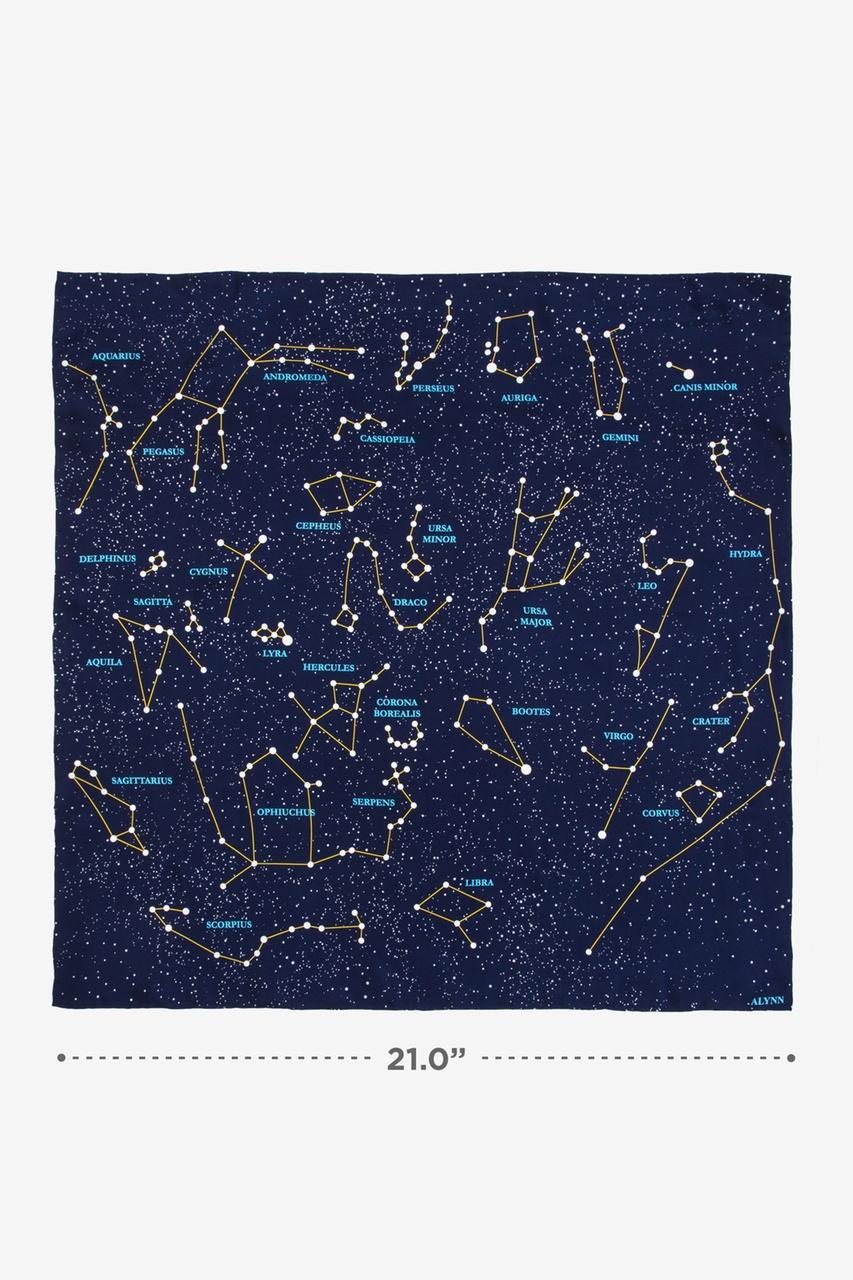 Alynn Connect The Dots Navy Blue Neckerchief