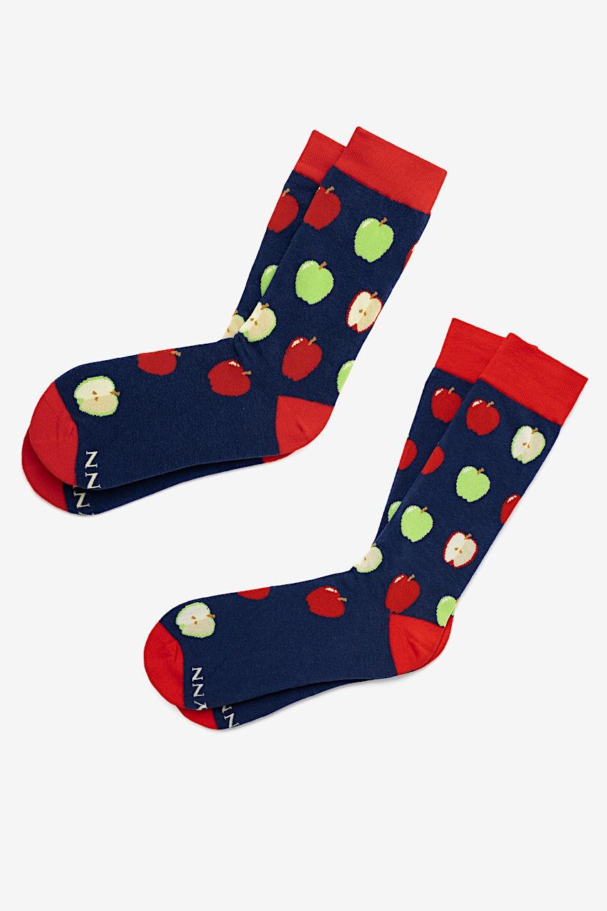 alynn Core Values Navy Blue His & Hers Socks