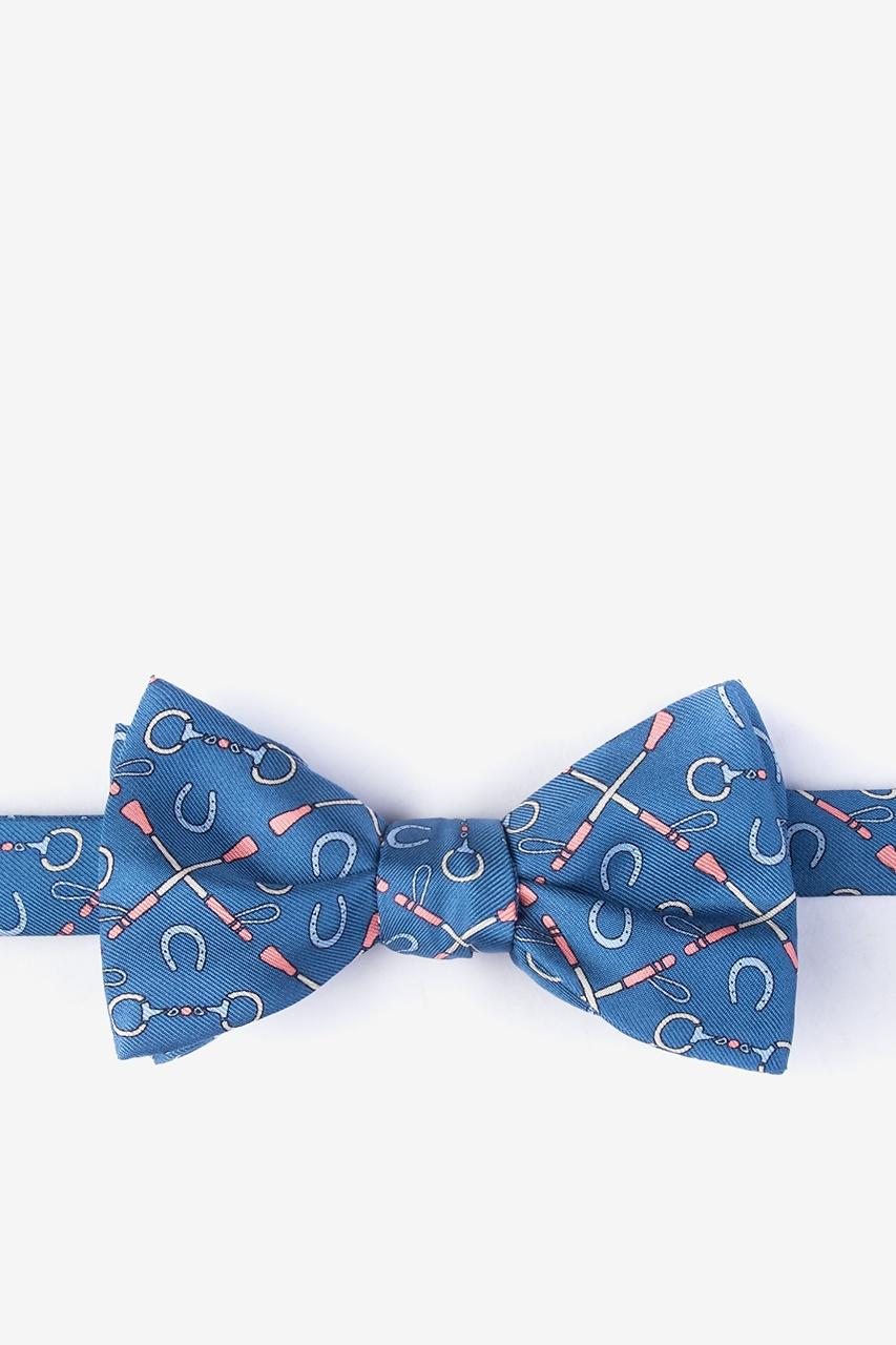 alynn Cream of the Crop dark blue Self-Tie Bow Tie