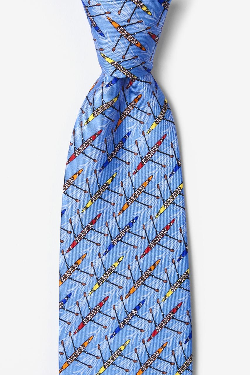 alynn Crew light blue 100% silk Tie