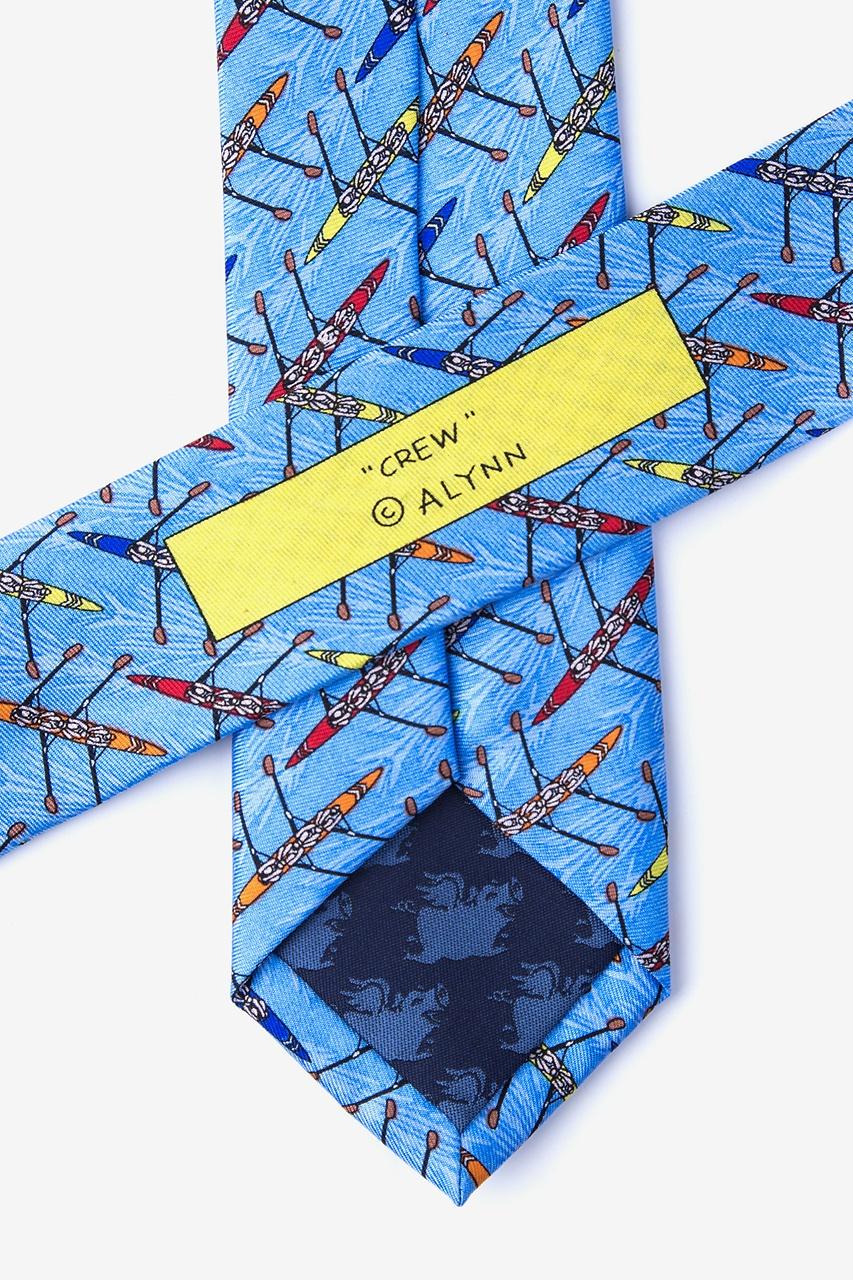 Alynn Crew Tie Light Blue 100% Silk Skinny Tie