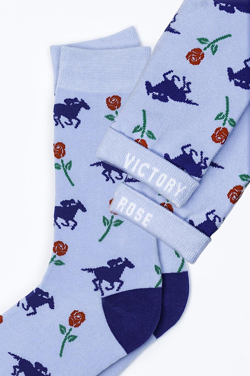 Alynn Derby Rose Light Blue Women's Sock