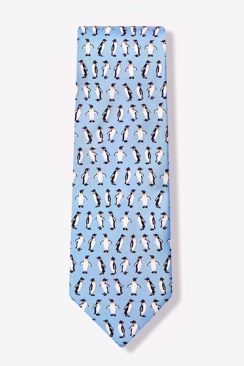 Alynn Emperor Returns Light Blue 100% Silk Tie