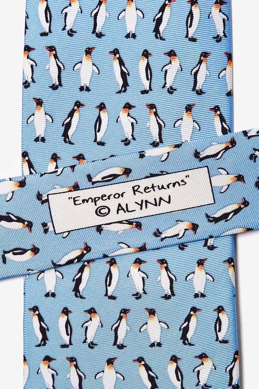 Alynn Emperor Returns Light Blue 100% Silk Tie