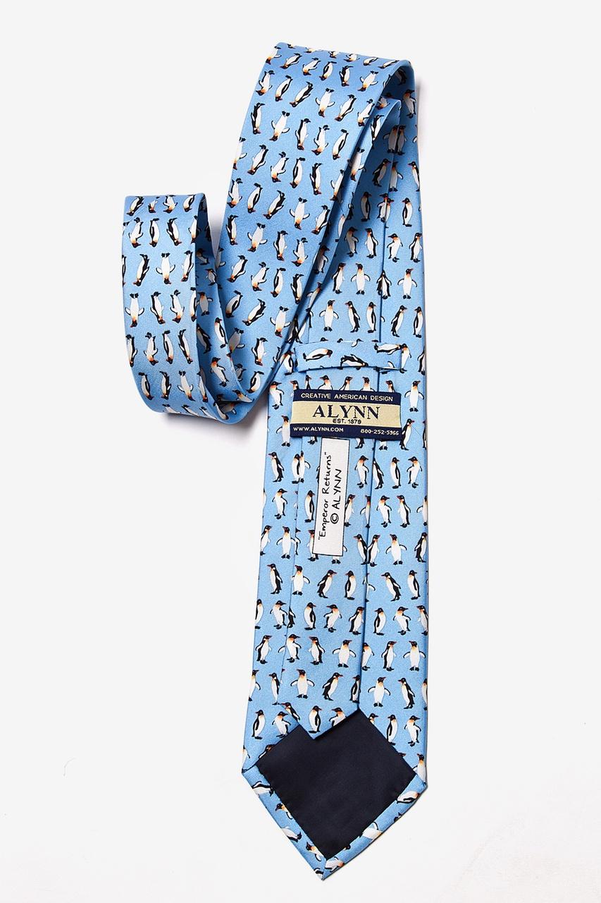 Alynn Emperor Returns Light Blue 100% Silk Tie