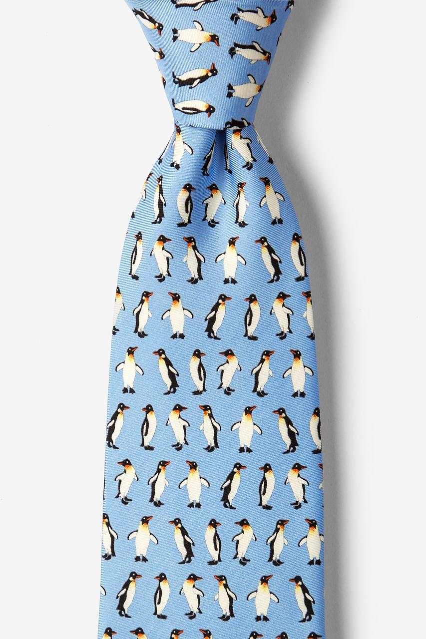 alynn Emperor Returns light blue 100% silk Tie