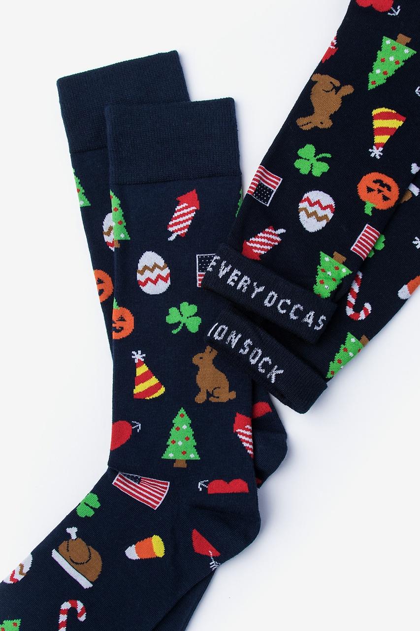 Alynn Every Occasion Navy Blue Sock