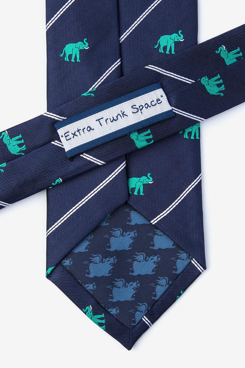 Alynn Extra Trunk Space Teal 100% Silk Tie