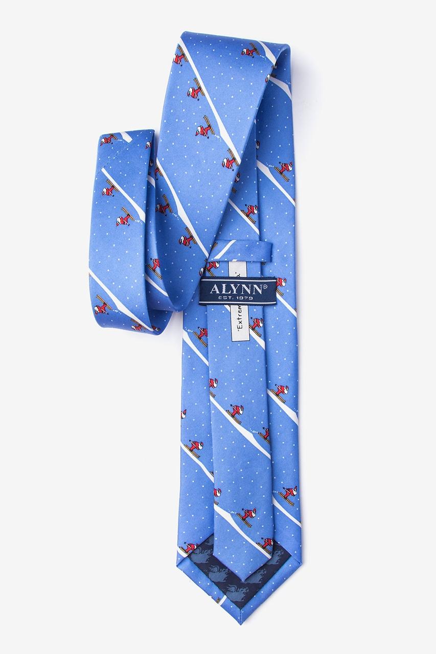 Alynn Extreme Santa Blue 100% Silk Tie