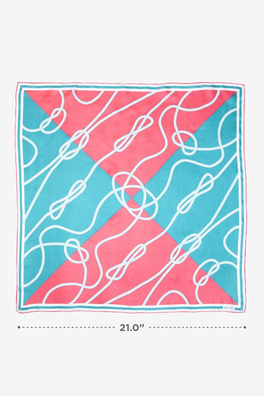 Alynn Feeling Knotty Aqua Neckerchief