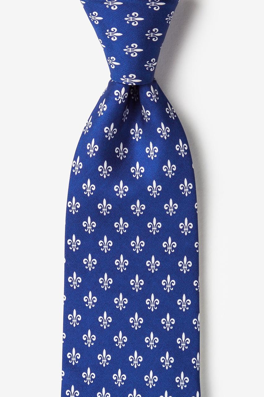 alynn Fleur Crazy blue 100% silk Tie