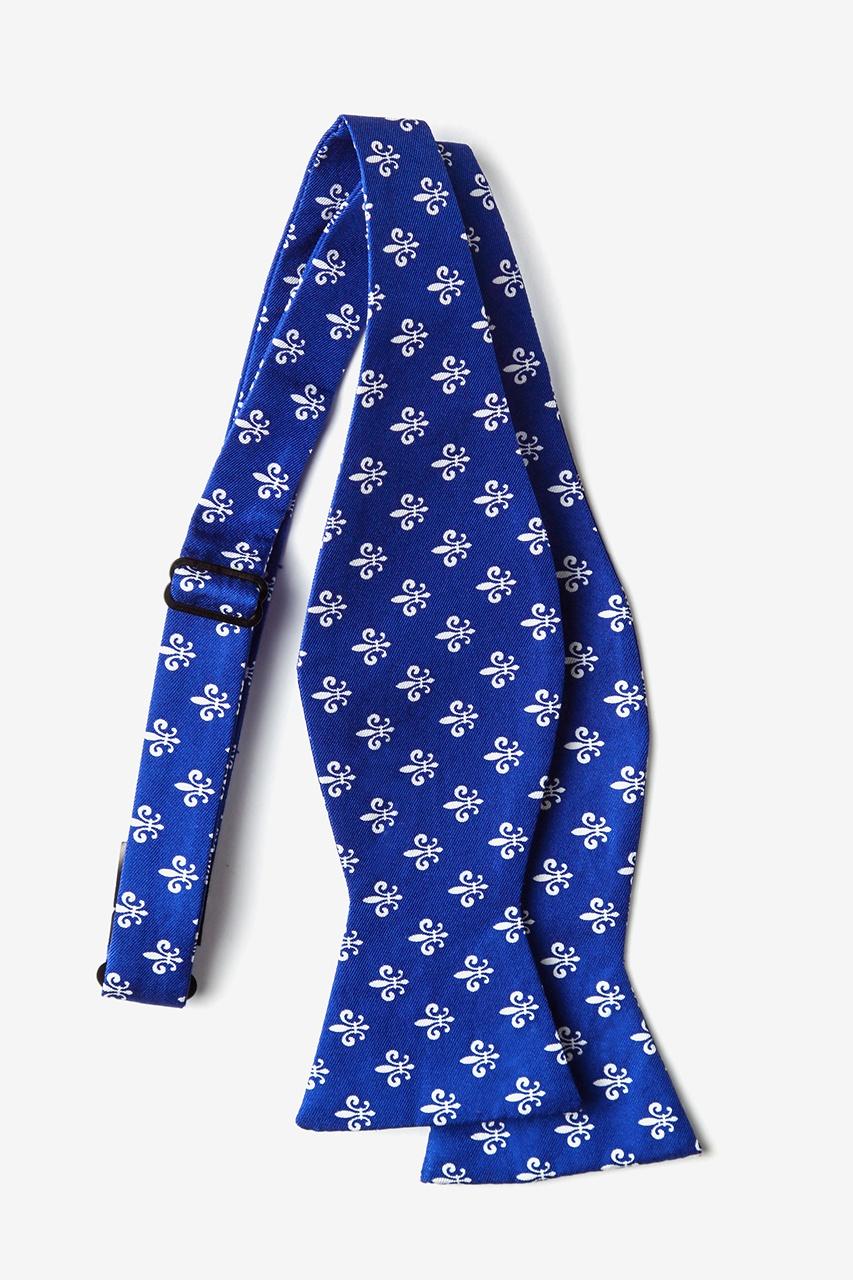 Alynn Fleur Crazy Blue Self-Tie Bow Tie