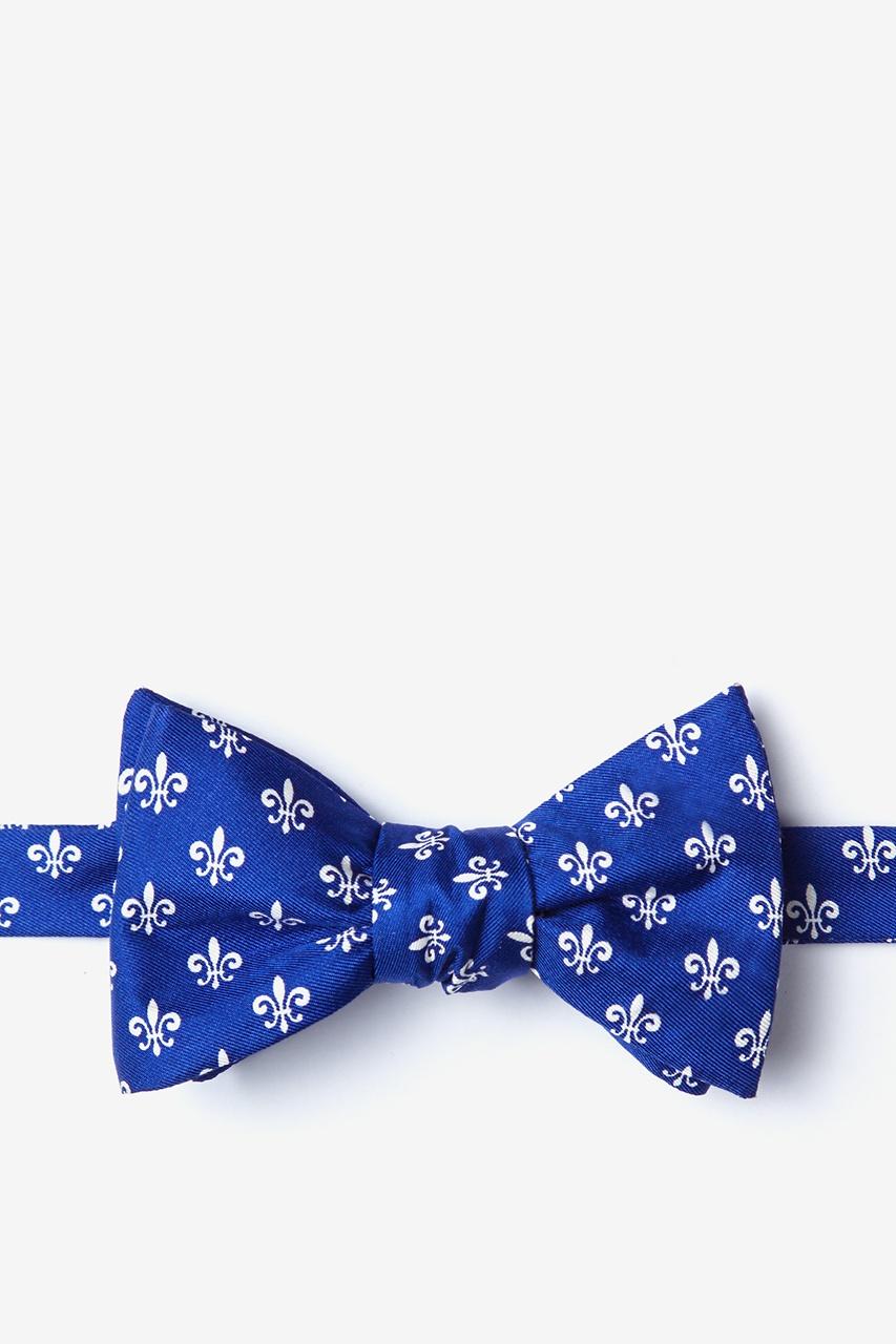 alynn Fleur Crazy blue Self-Tie Bow Tie