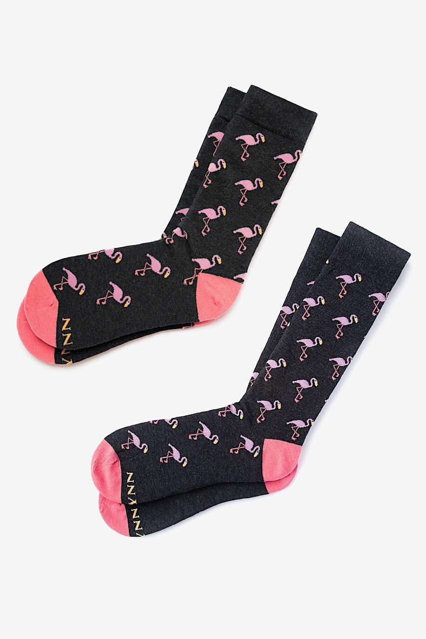 alynn Flocking Fabulous black His & Hers Socks