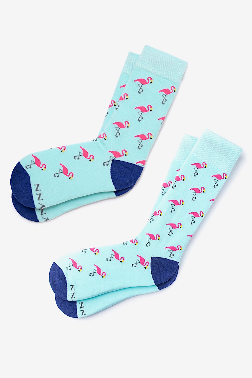 alynn Flocking Fabulous teal His & Hers Socks