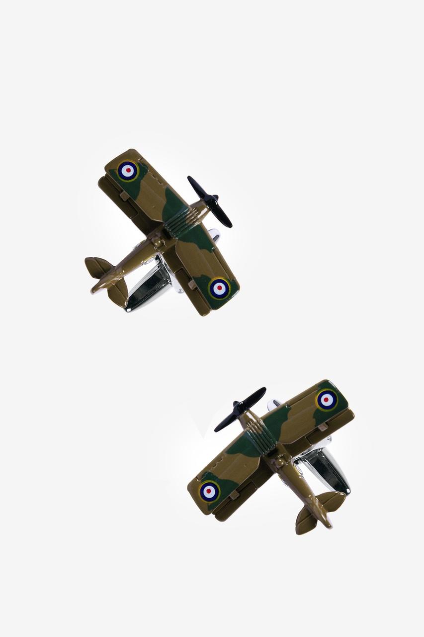 alynn Flying Planes brown Cufflinks