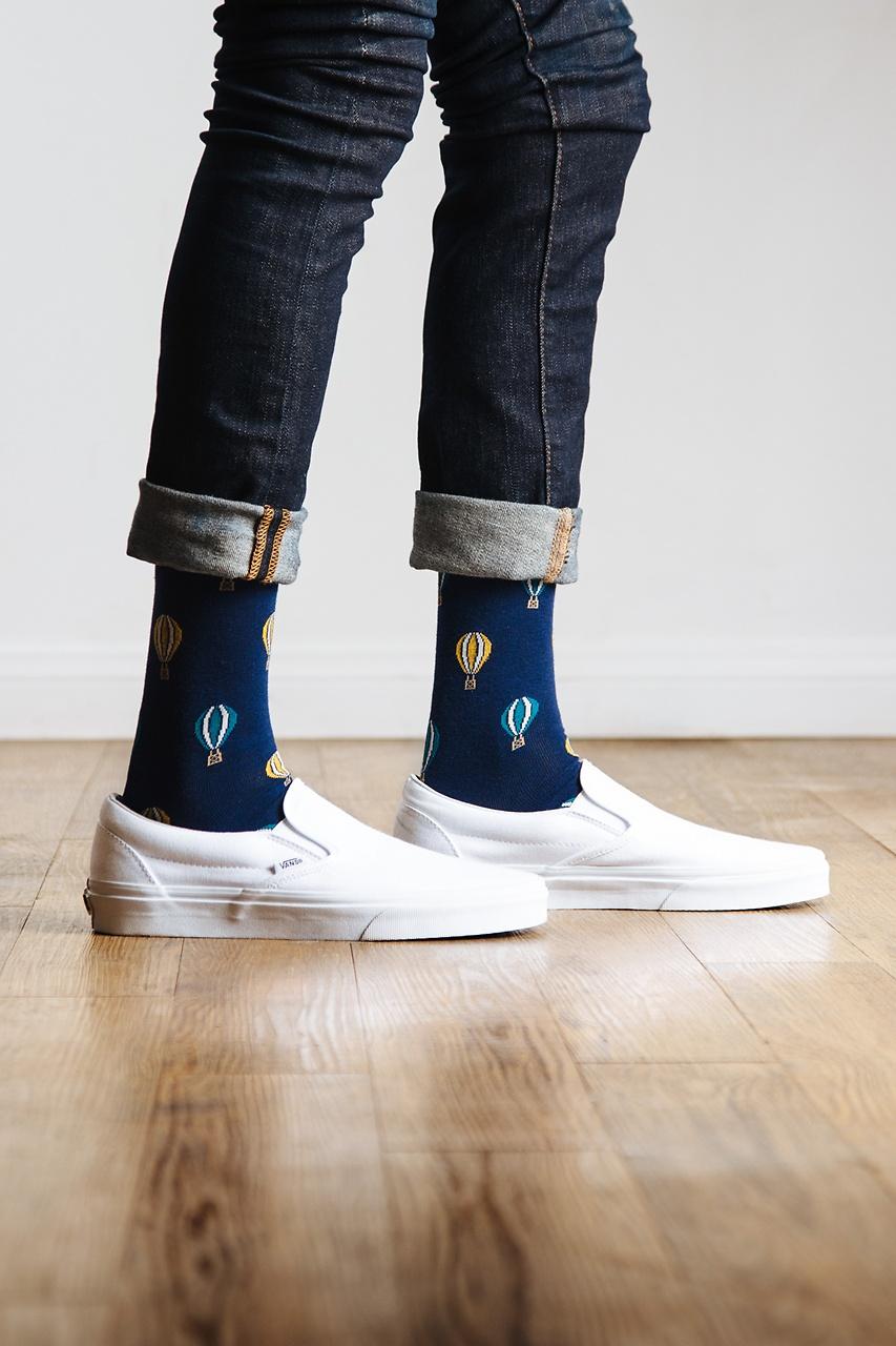 Alynn Full Of Hot Air Dark Navy Sock