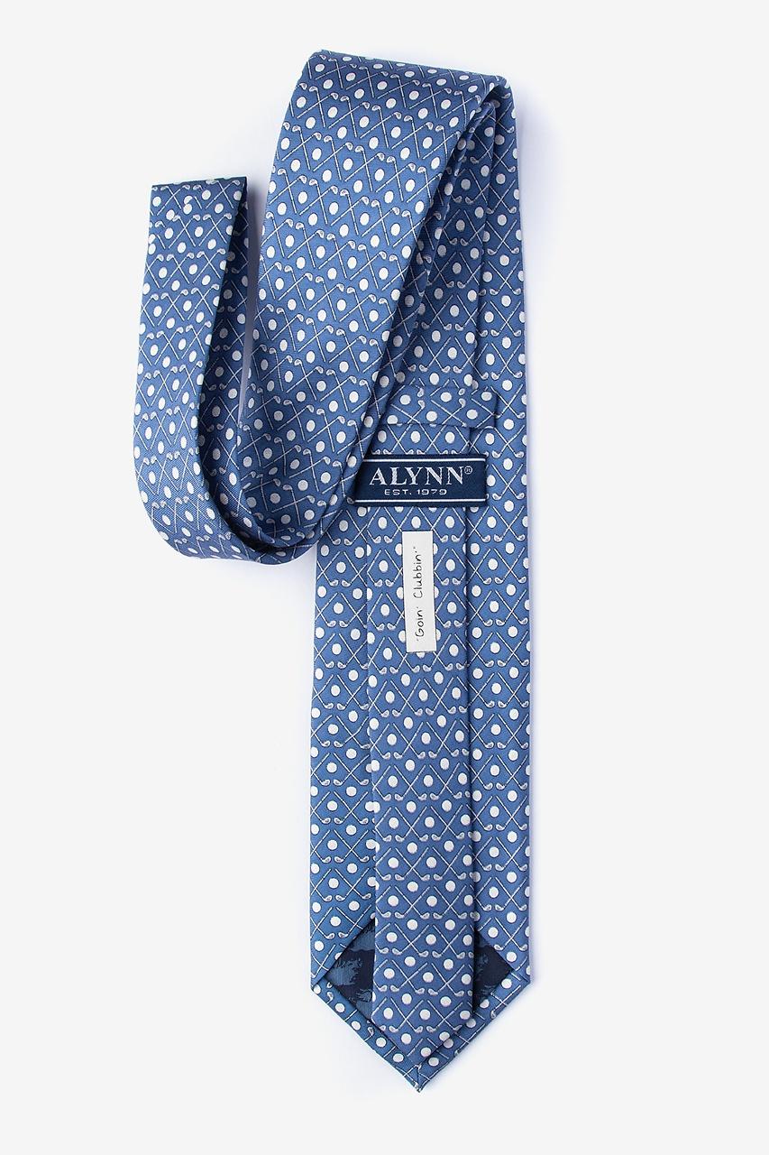 Alynn Goin' Clubbin' Blue 100% Silk Tie