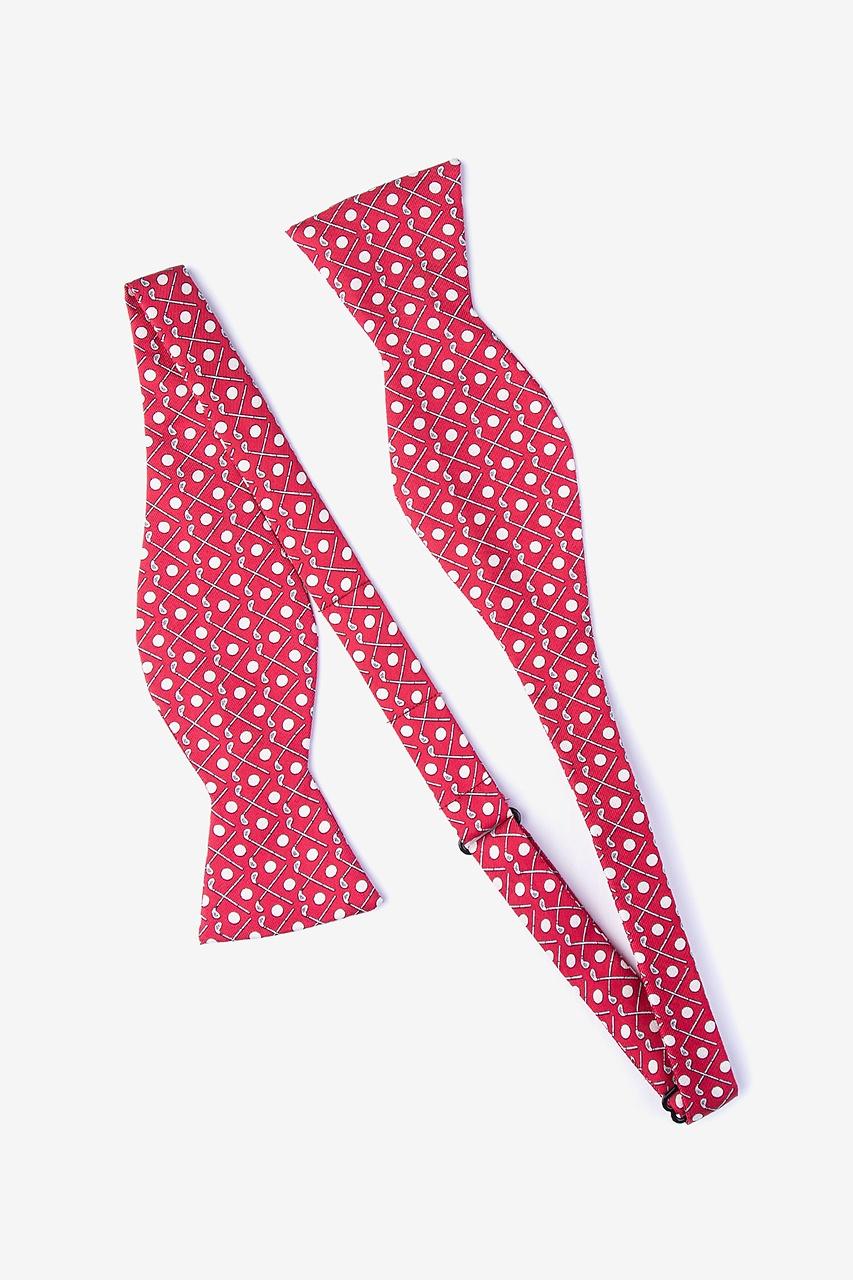 Alynn Goin' Clubbing Red Self-Tie Bow Tie