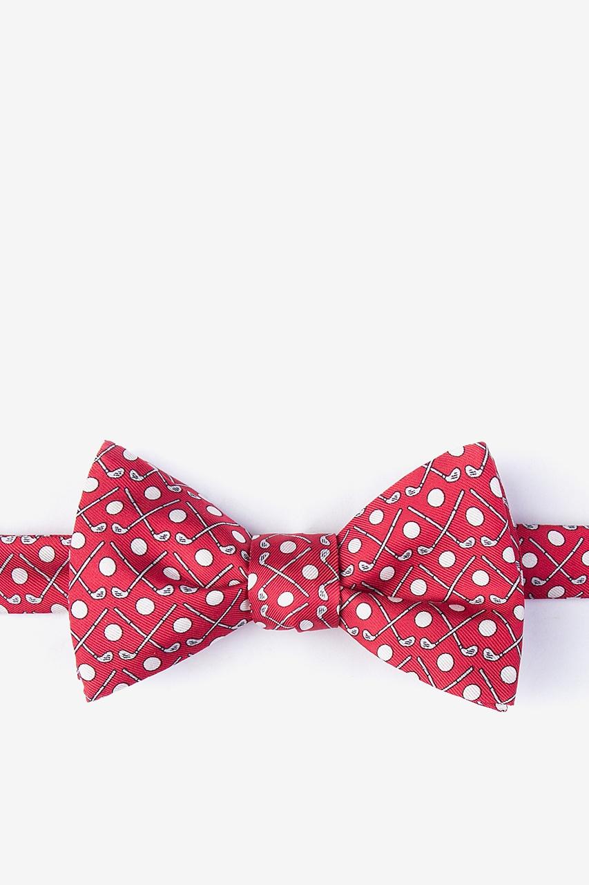 alynn Goin' Clubbing red Self-Tie Bow Tie