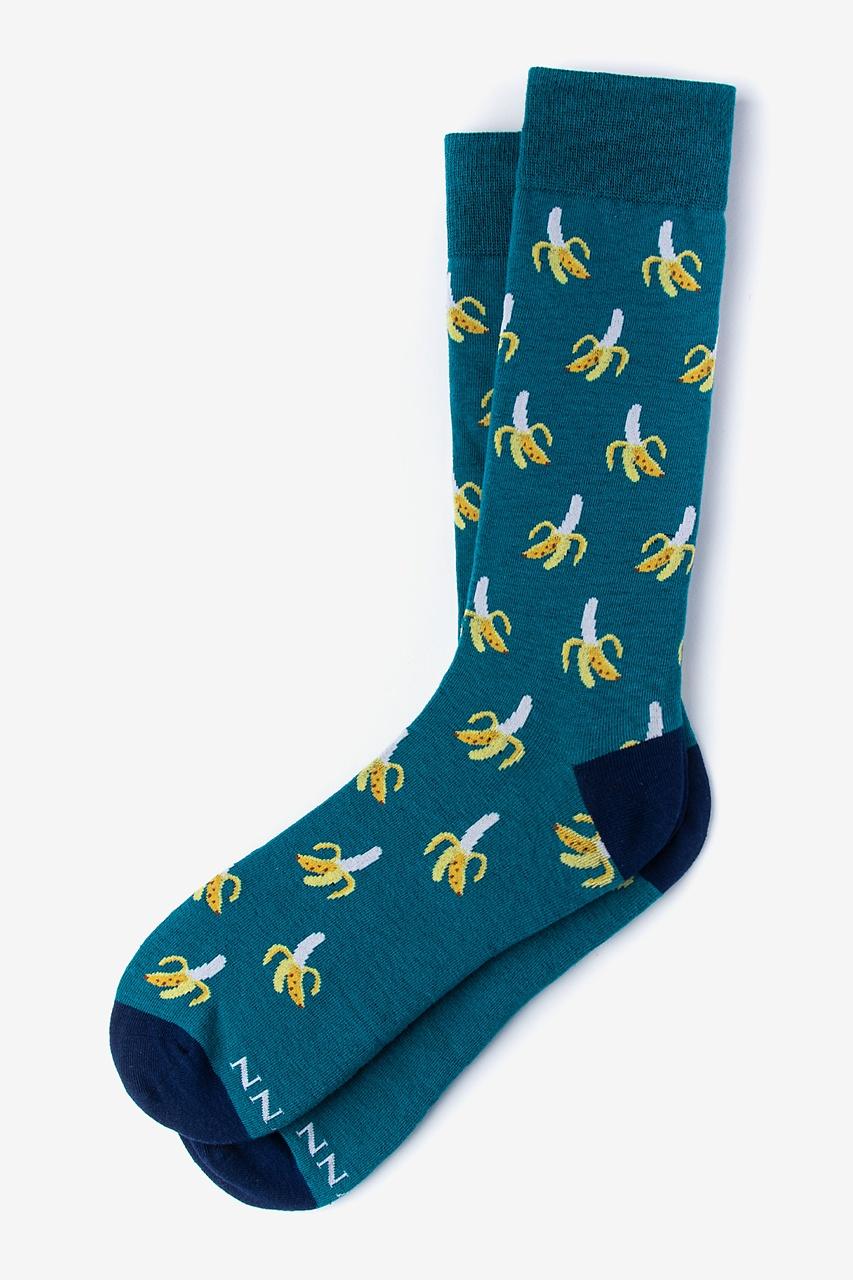 alynn Gone Bananas teal Sock