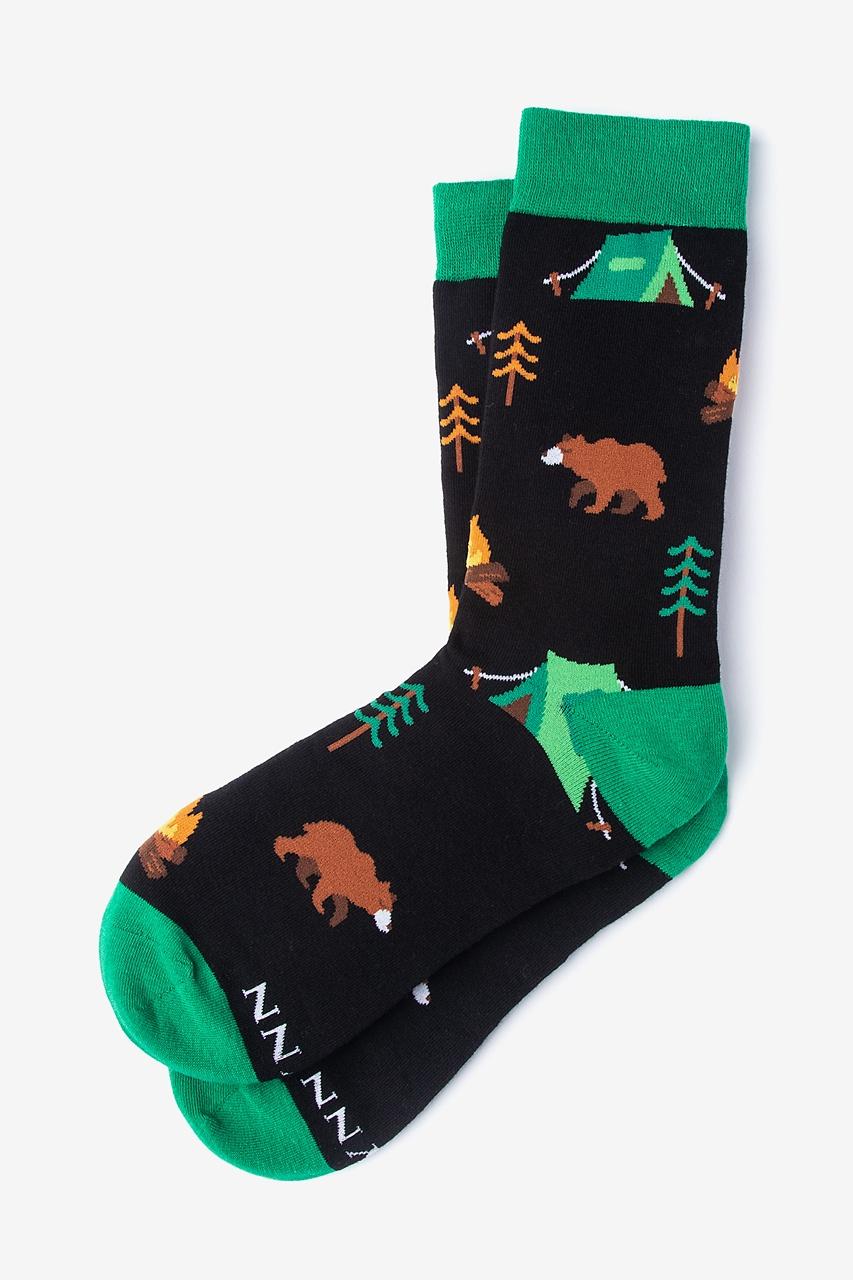 alynn Gone Campin' black Women's Sock