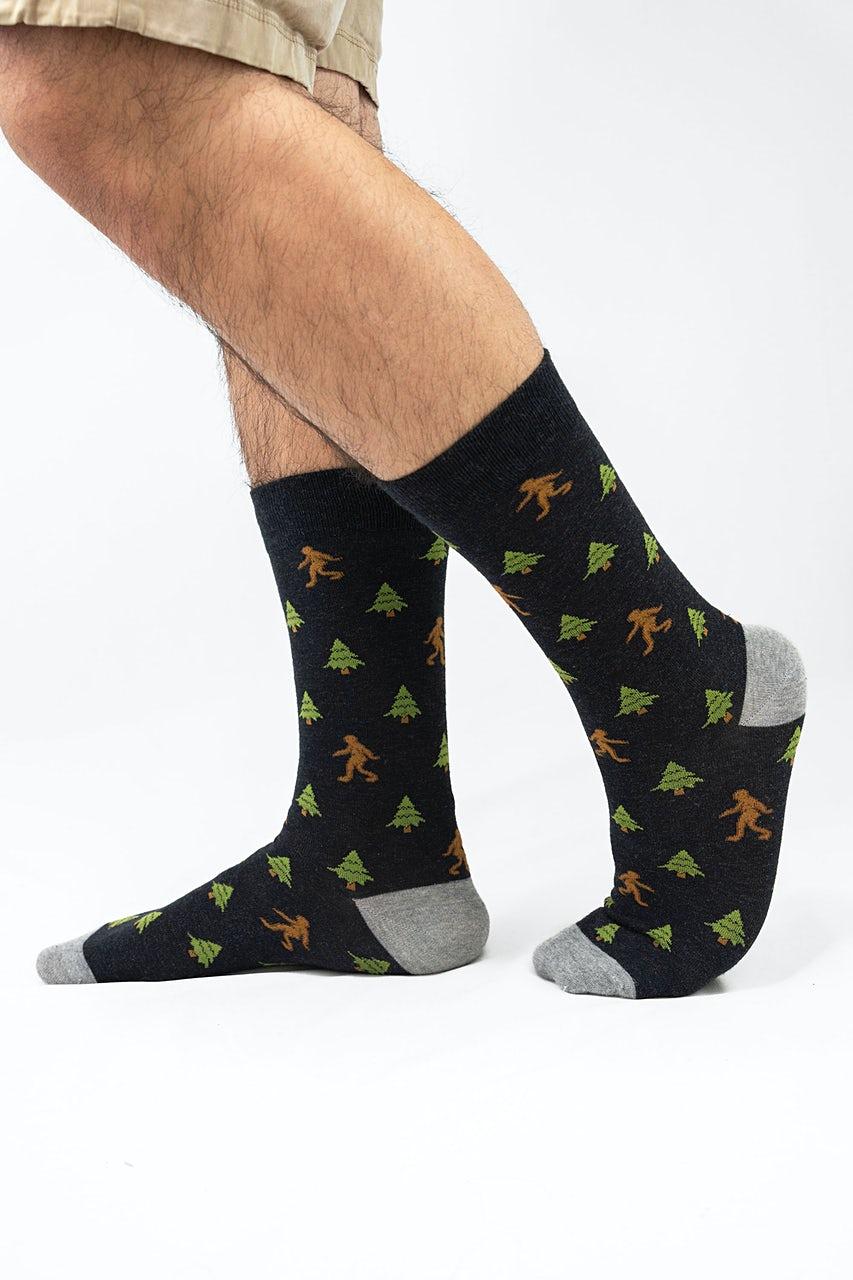 Alynn Gone Sasquatchin' Black Sock