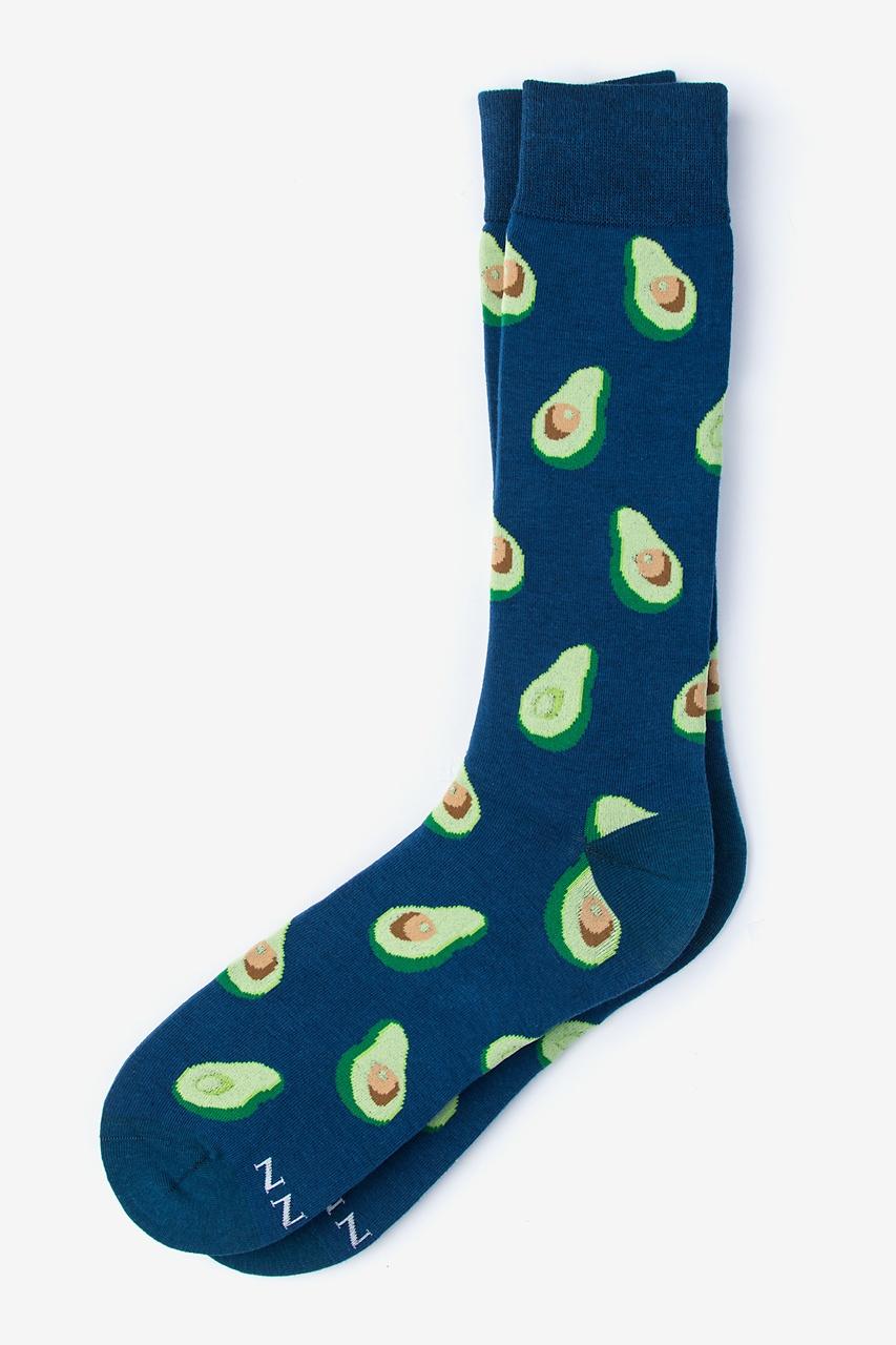 alynn Guac O'Clock - Avocados blue Sock