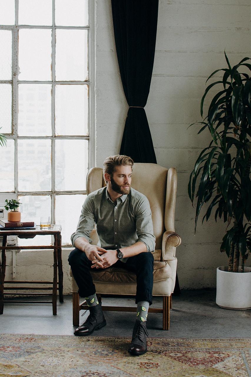 Alynn GUAC O'CLOCK - Avocados Green Sock